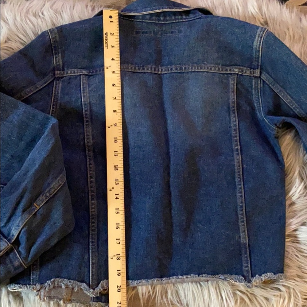 DKNY Crop Jean Jacket - Picture 6 of 6